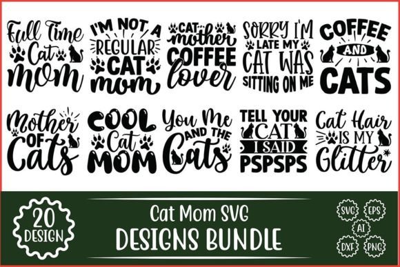 Cat Mom SVG Designs Bundle: A Designer Review