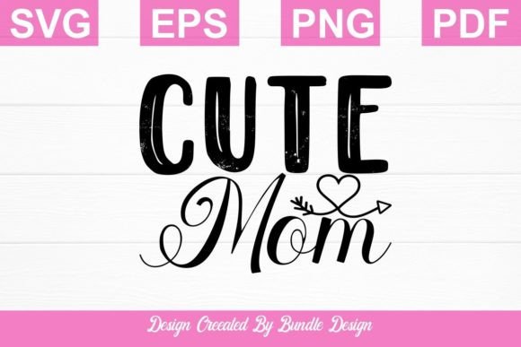Cute Mom SVG T-shirt Design Review