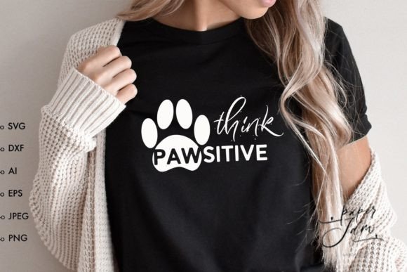 Dog Mom Svg Think Pawsitive: A Designer's Review